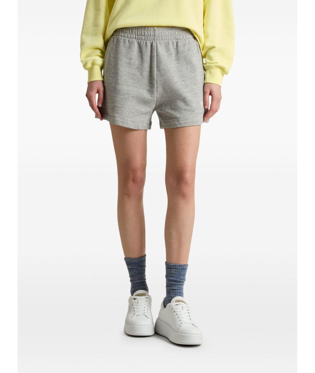 WOOLRICH Серые хлопковые шорты, фото 5