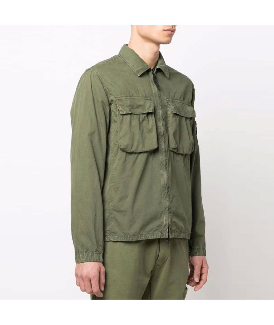 STONE ISLAND Зеленая куртка, фото 4