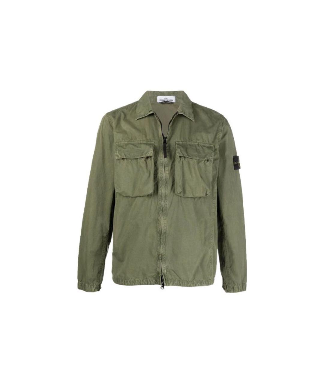 STONE ISLAND Зеленая куртка, фото 1