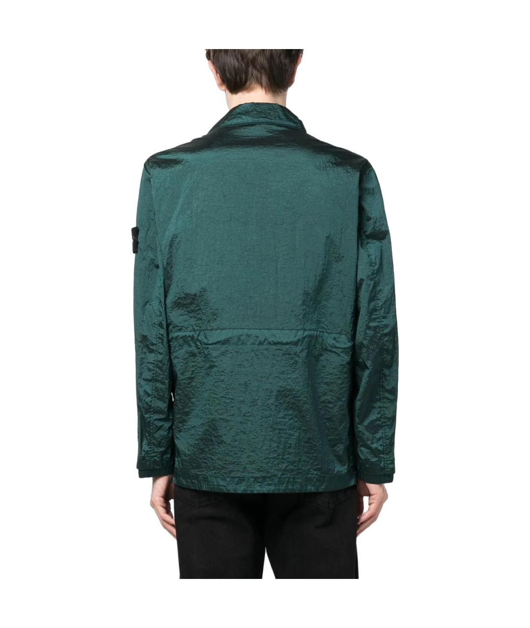 STONE ISLAND Зеленая куртка, фото 3