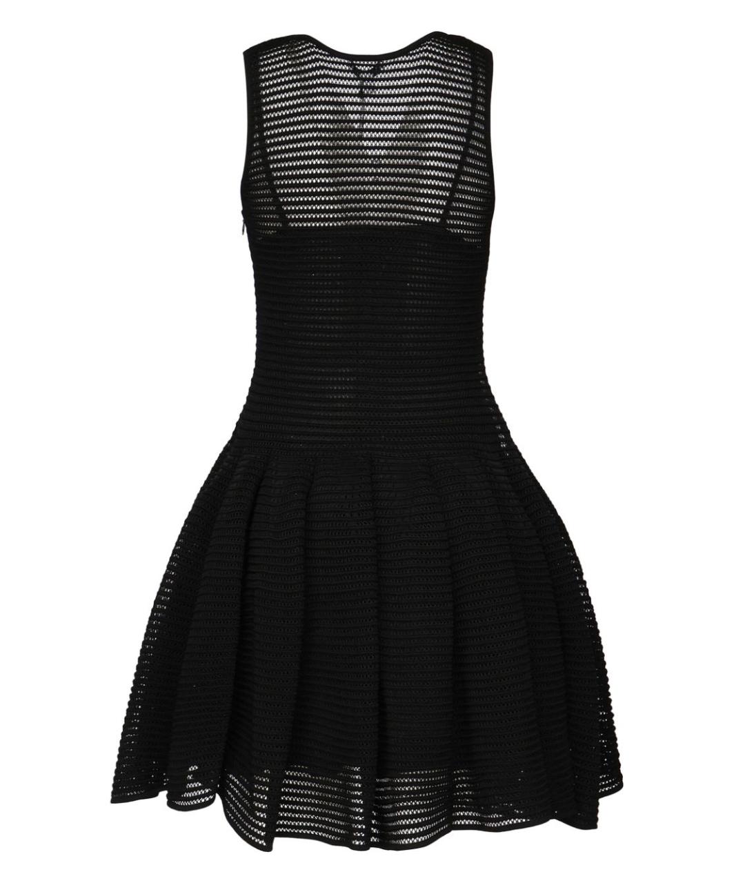 ALAIA Черное вискозное коктейльное платье, фото 2