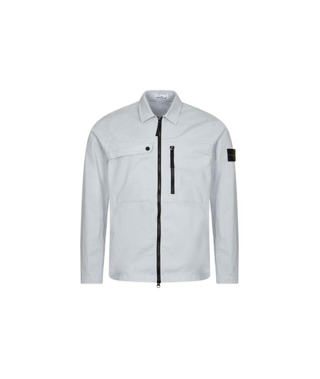 STONE ISLAND Голубая куртка, фото 7