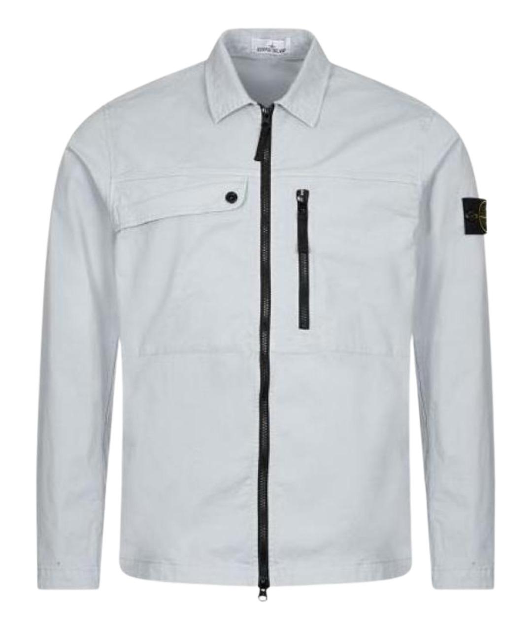 STONE ISLAND Голубая куртка, фото 1