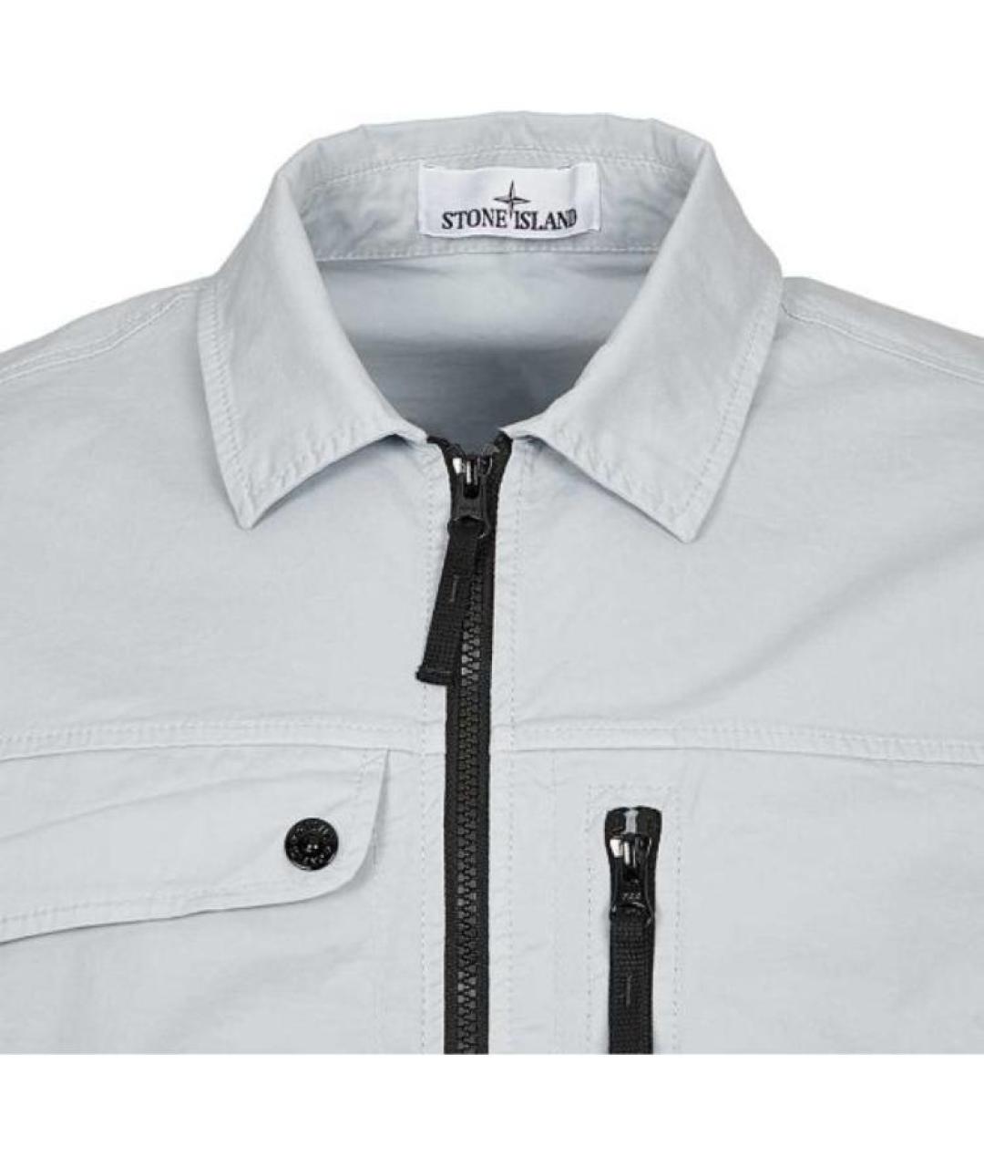 STONE ISLAND Голубая куртка, фото 3