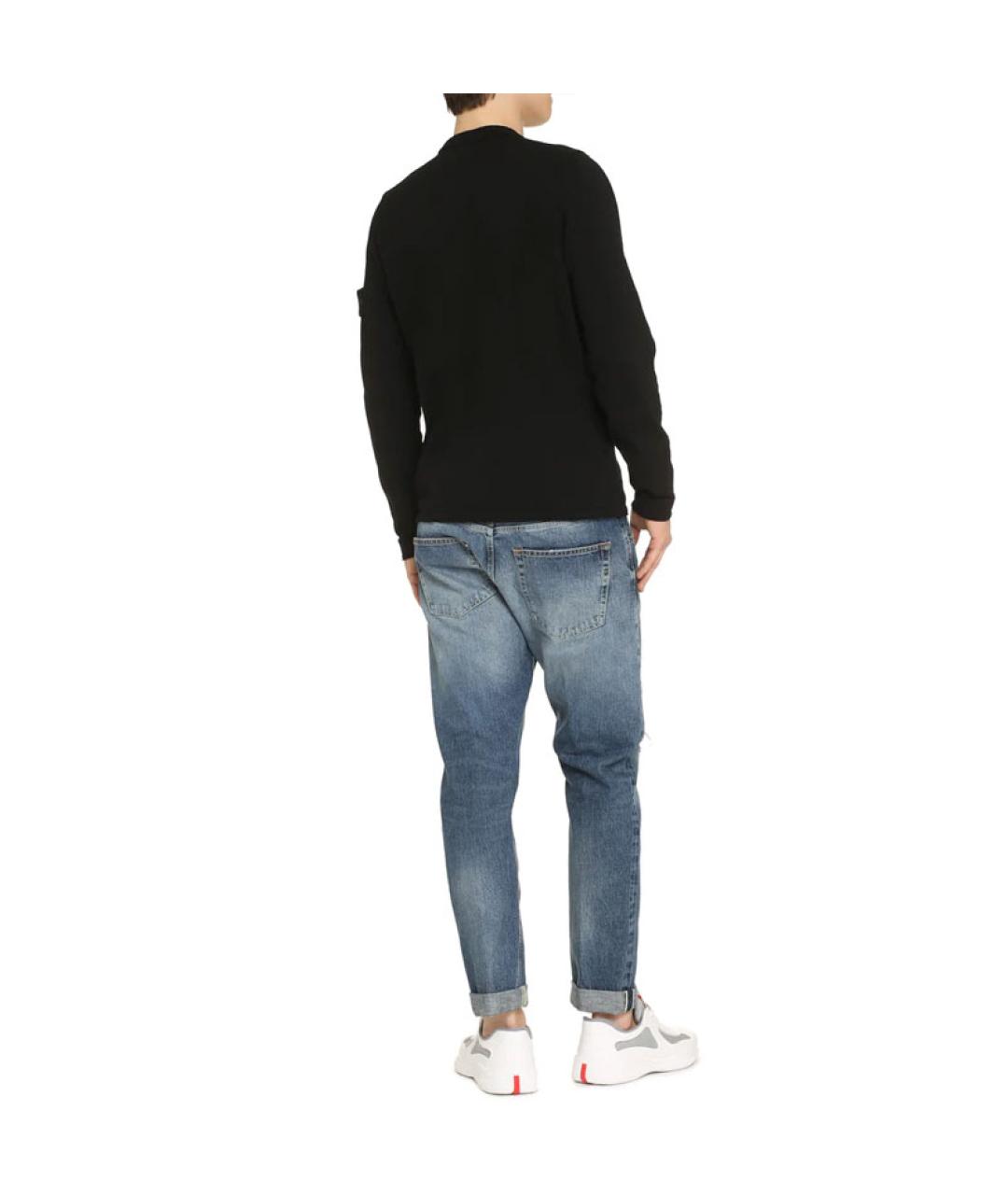 STONE ISLAND Черный джемпер / свитер, фото 4