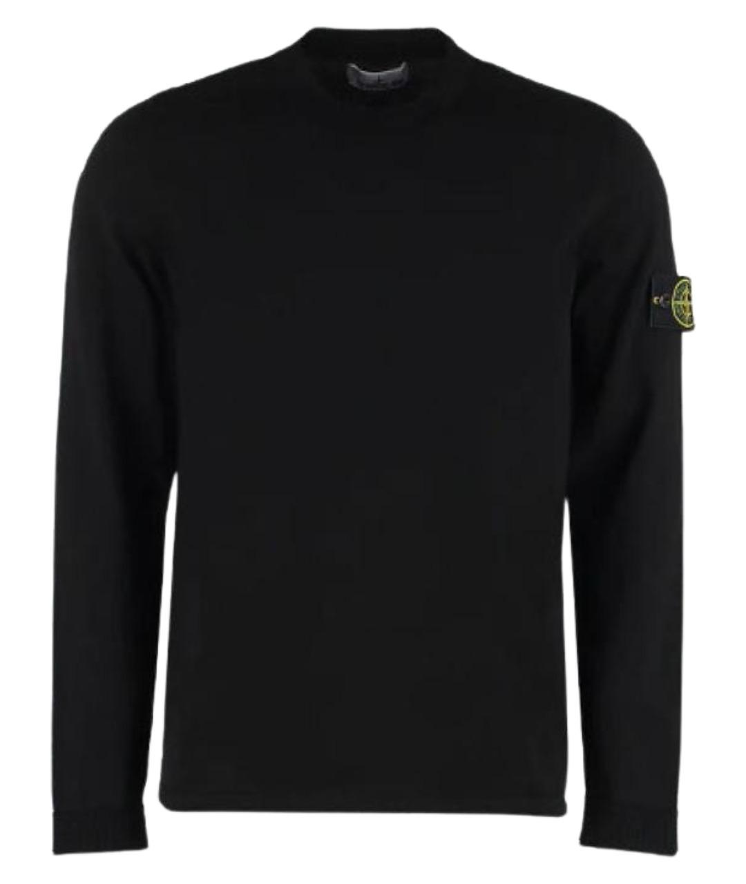 STONE ISLAND Черный джемпер / свитер, фото 1