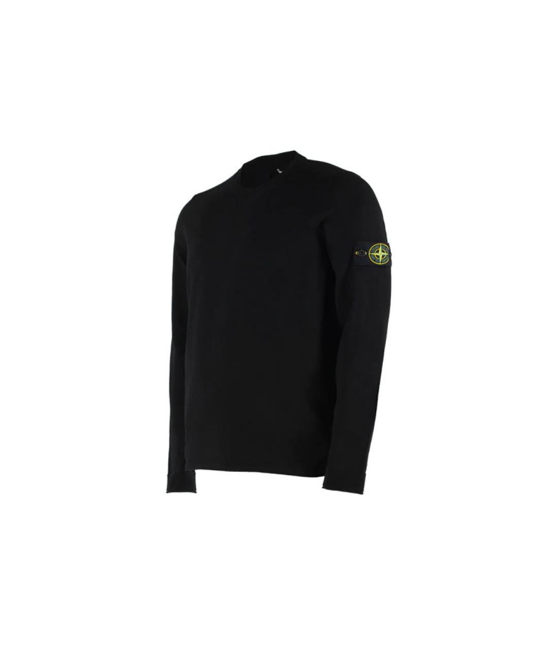 STONE ISLAND Черный джемпер / свитер, фото 3