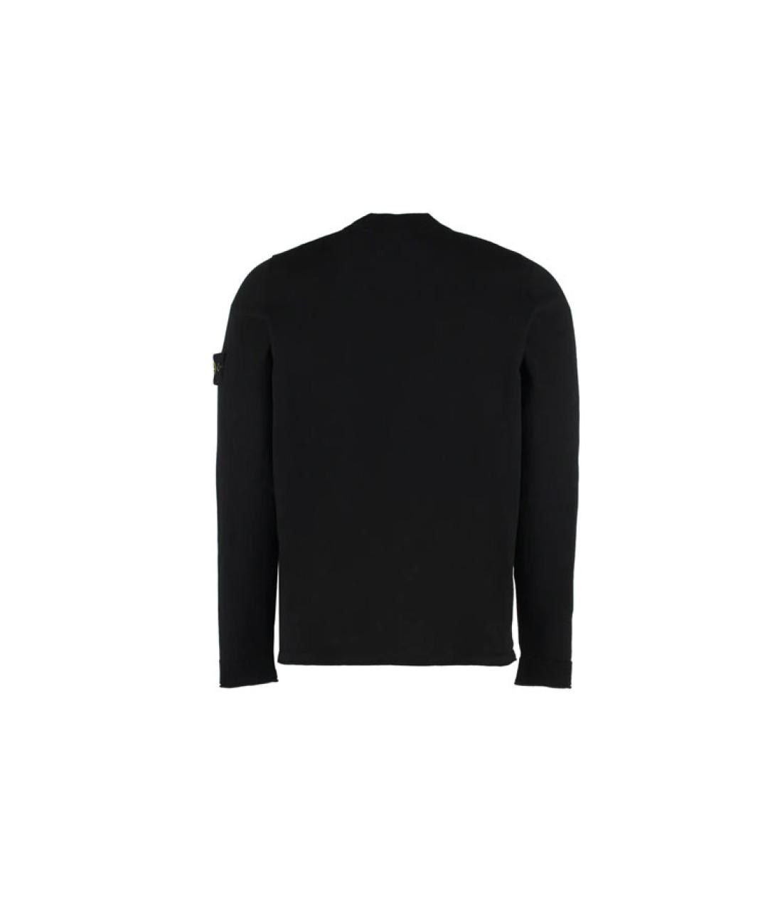 STONE ISLAND Черный джемпер / свитер, фото 2