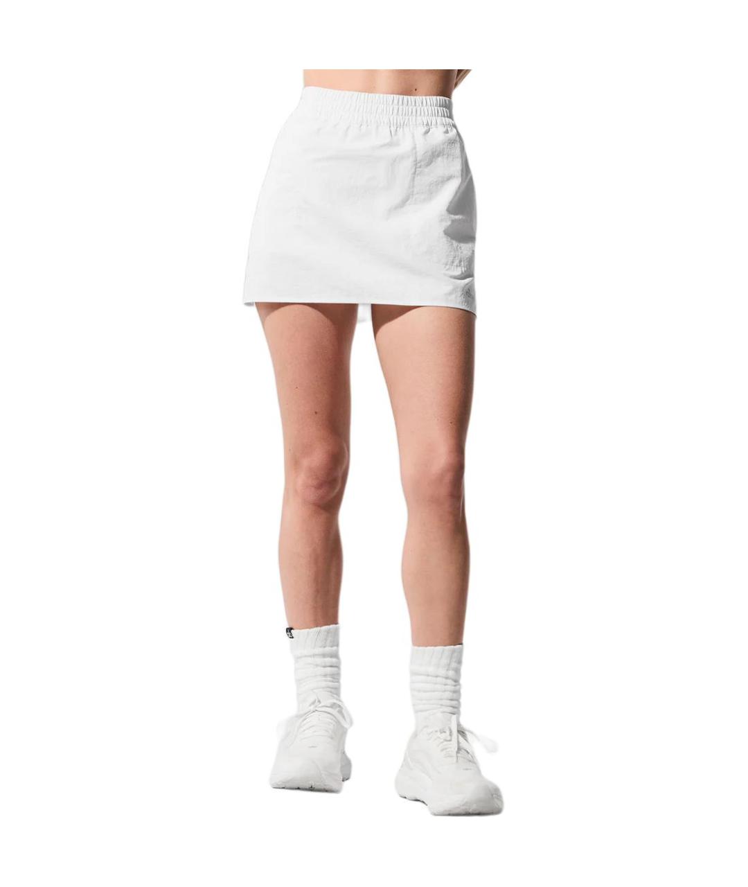 ALO YOGA Белая юбка-шорты, фото 4