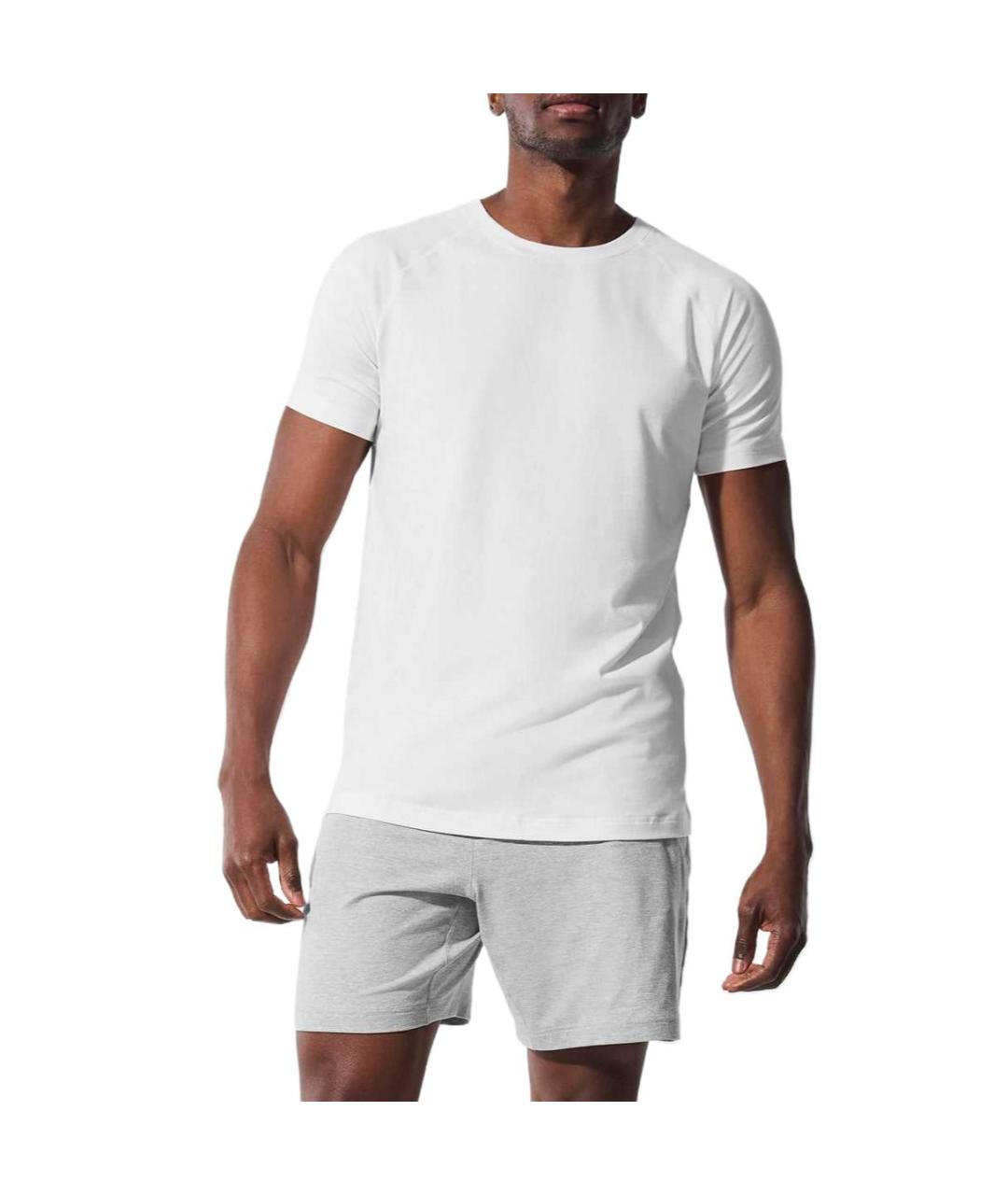 ALO YOGA Белая футболка, фото 3