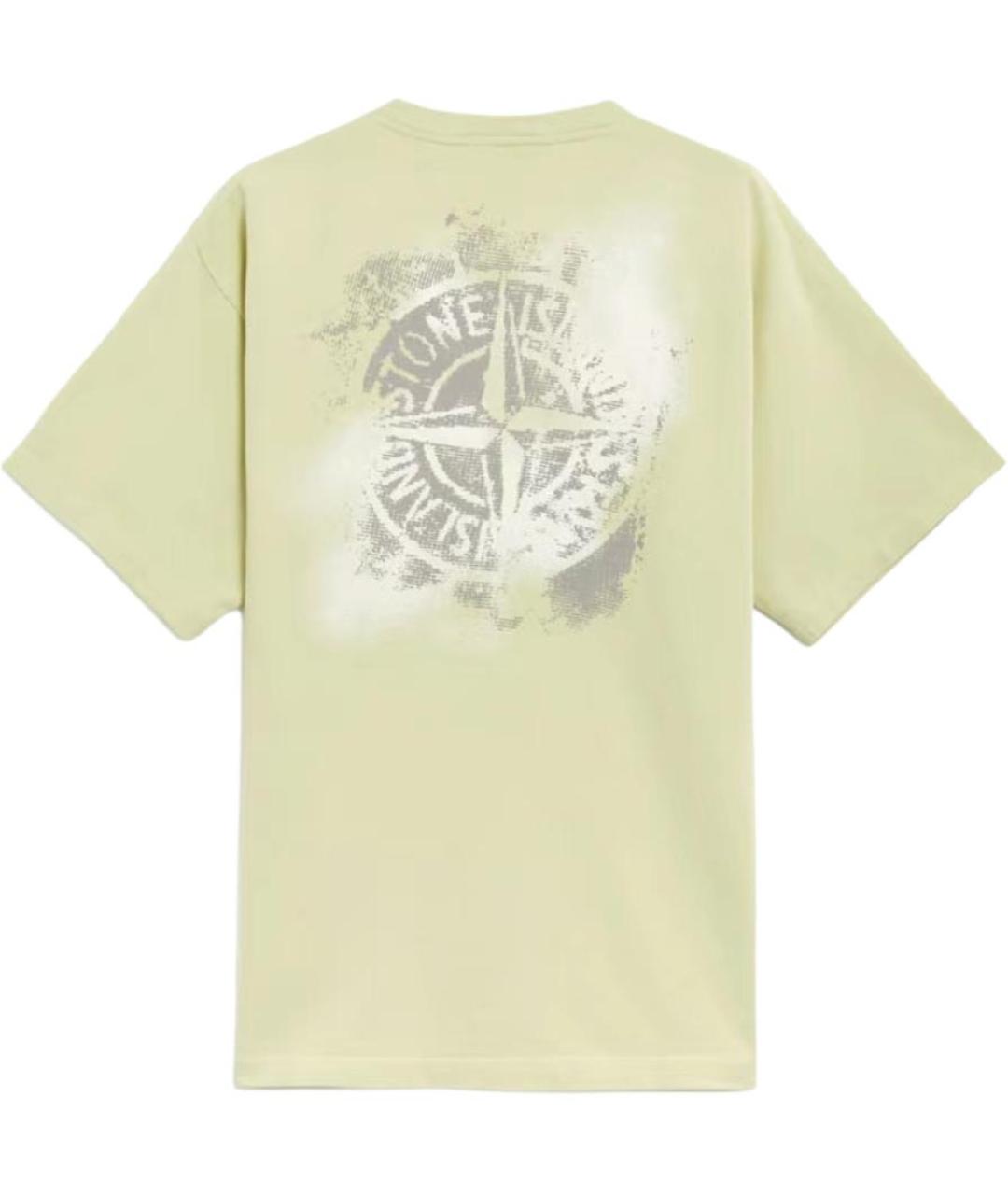 STONE ISLAND Зеленая футболка, фото 2