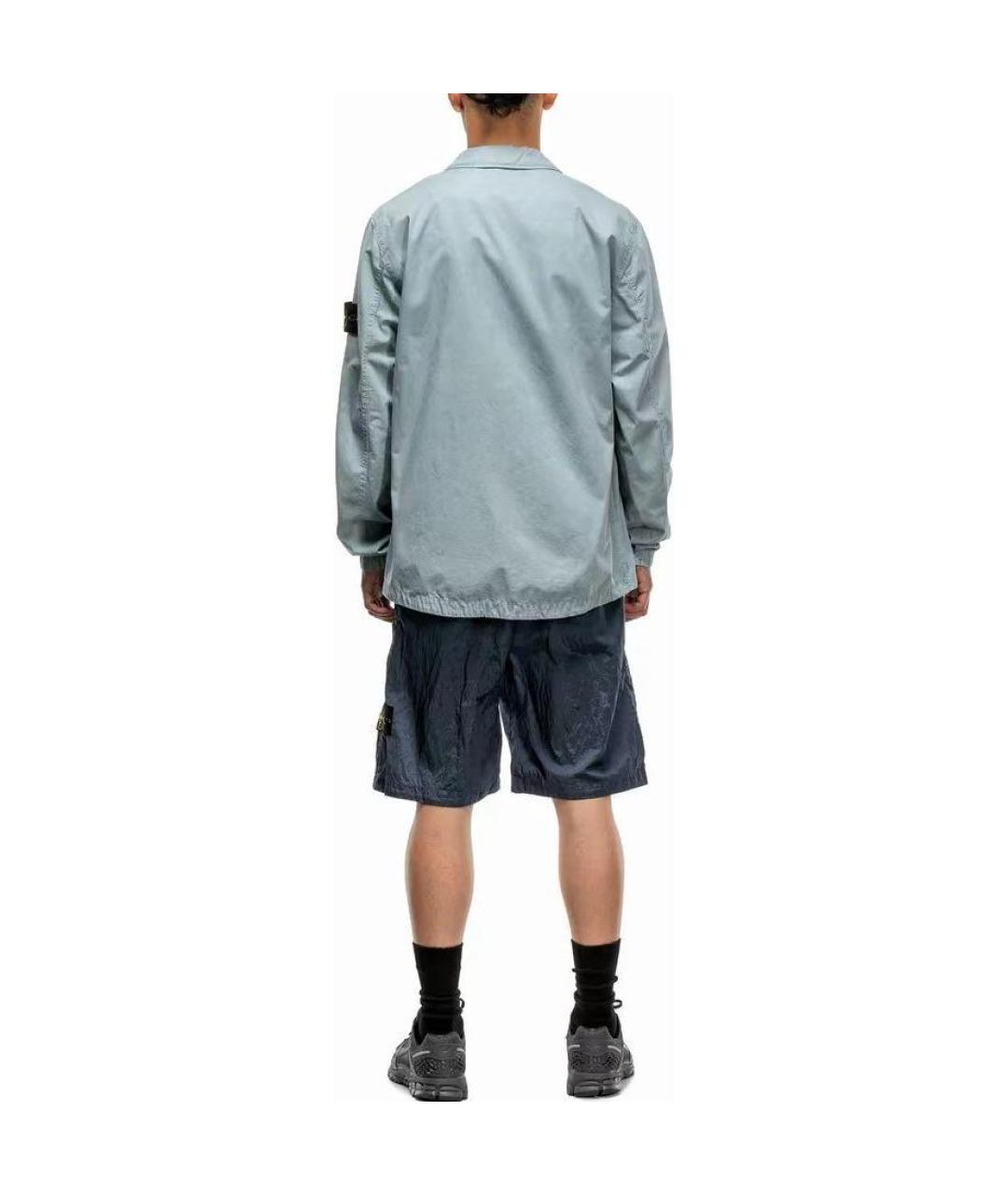 STONE ISLAND Голубая куртка, фото 4