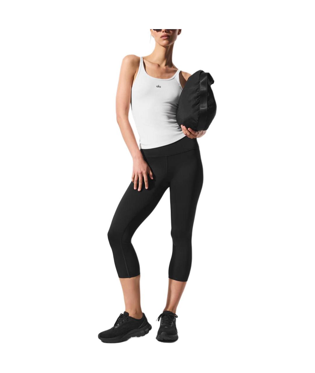 ALO YOGA Белая майка, фото 4