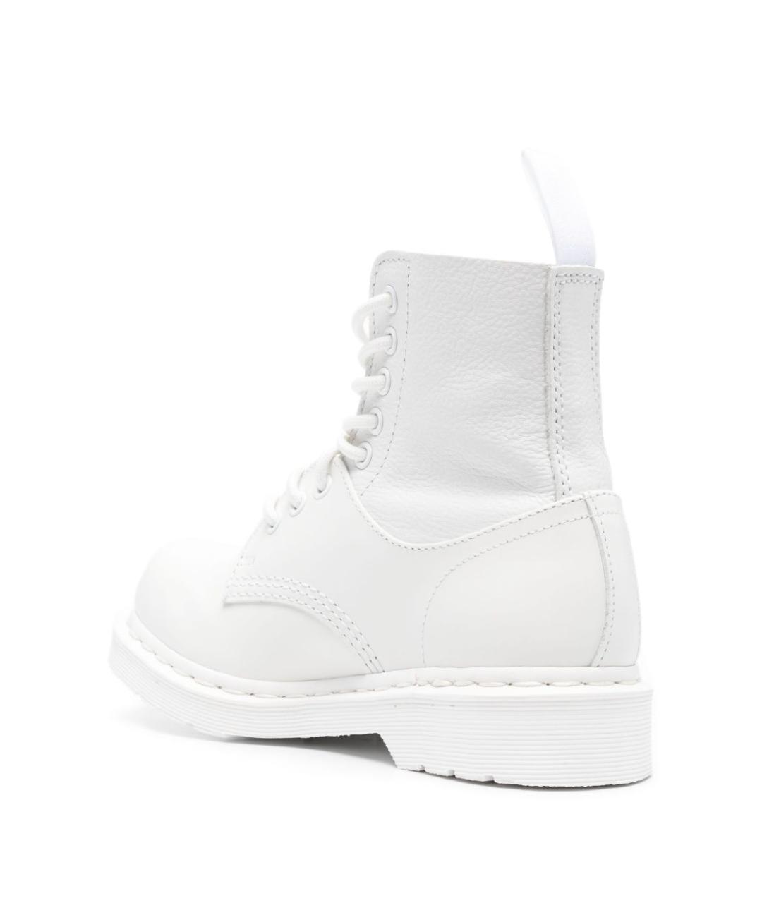 MM6 MAISON MARGIELA Белые кожаные ботинки, фото 3