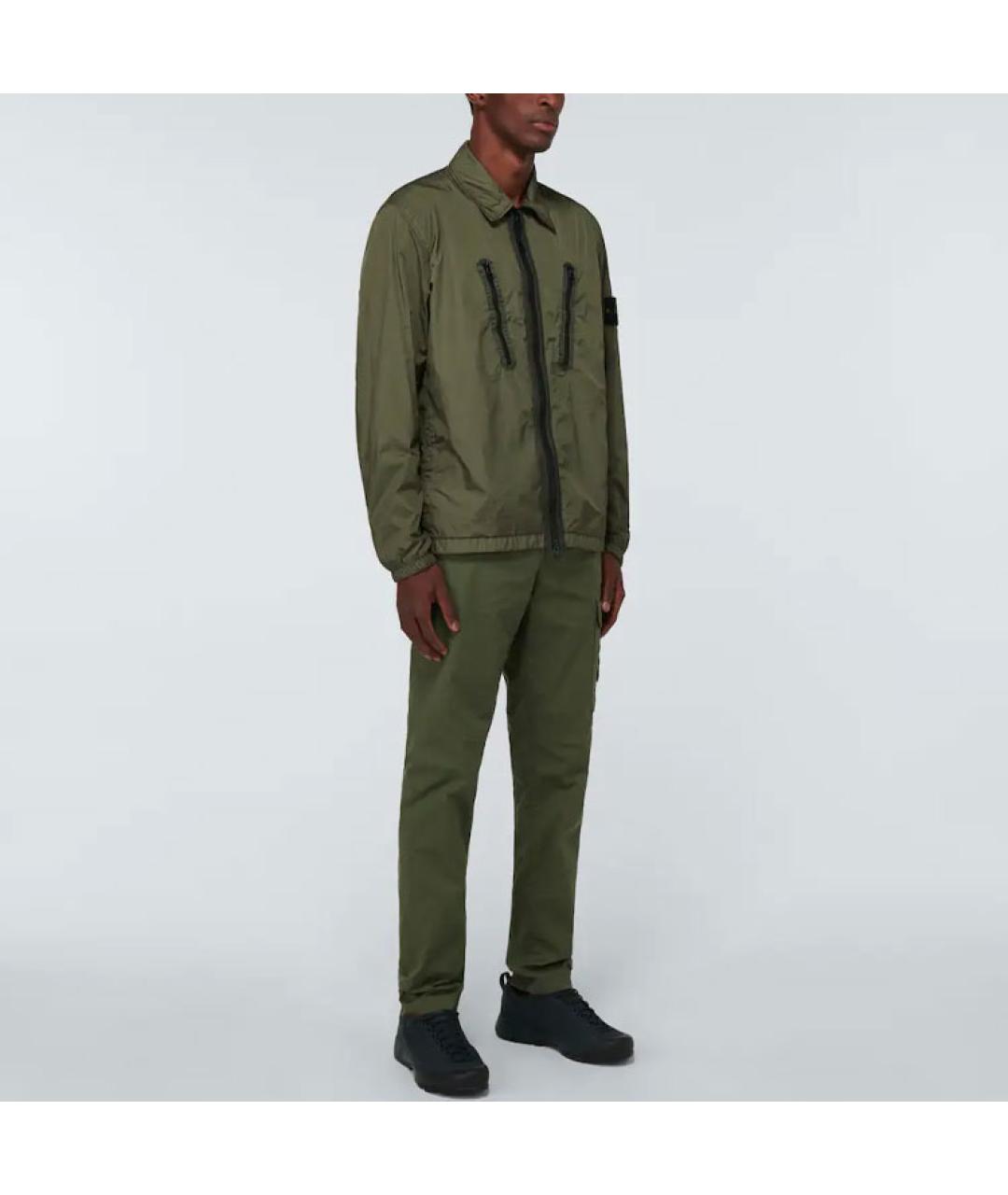 STONE ISLAND Зеленая куртка, фото 2