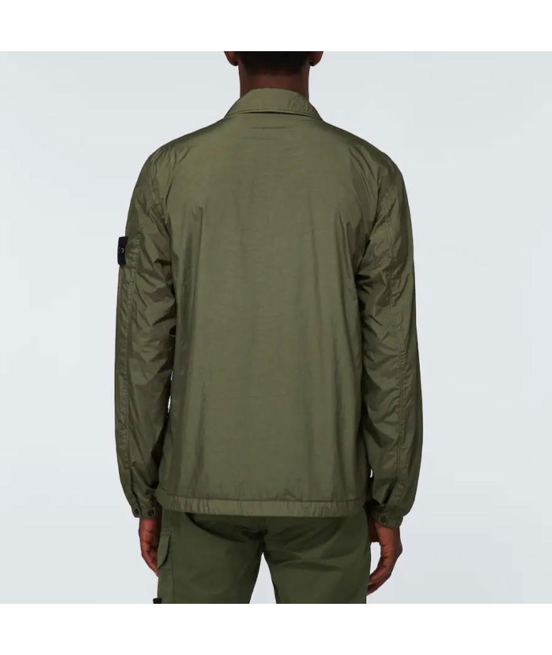 STONE ISLAND Зеленая куртка, фото 4