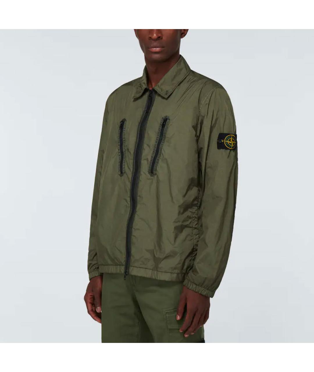 STONE ISLAND Зеленая куртка, фото 3