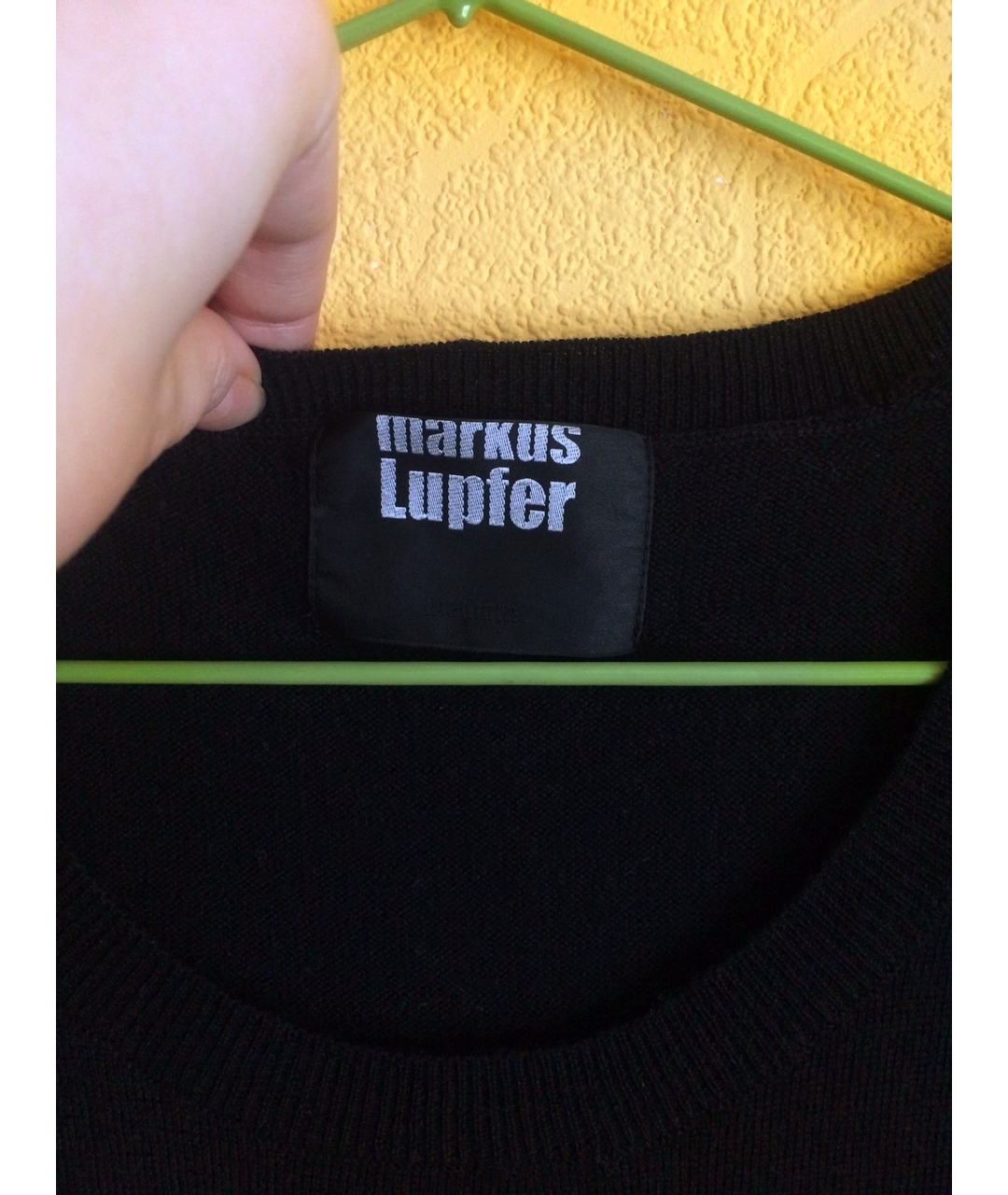 MARKUS LUPFER Черный шерстяной джемпер / свитер, фото 4