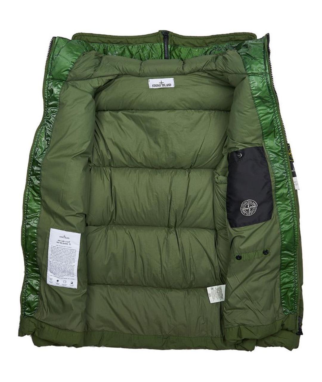 STONE ISLAND Зеленая куртка, фото 4