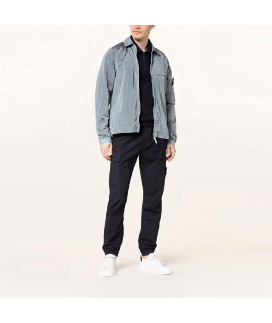 STONE ISLAND Голубая куртка, фото 2