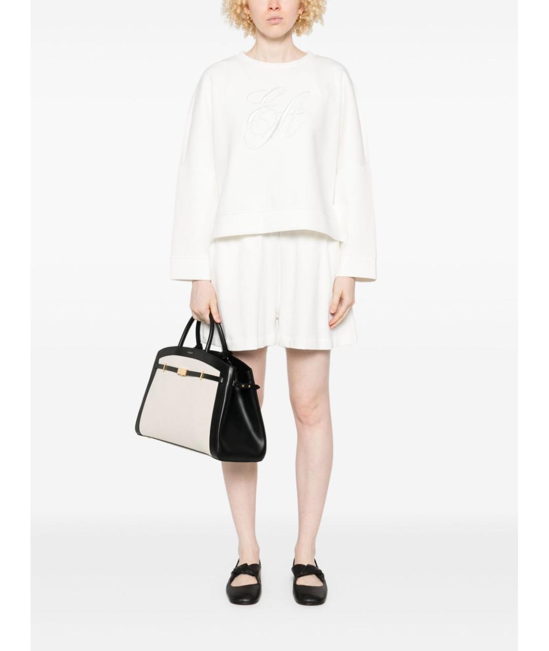 EMPORIO ARMANI Белые хлопковые шорты, фото 4