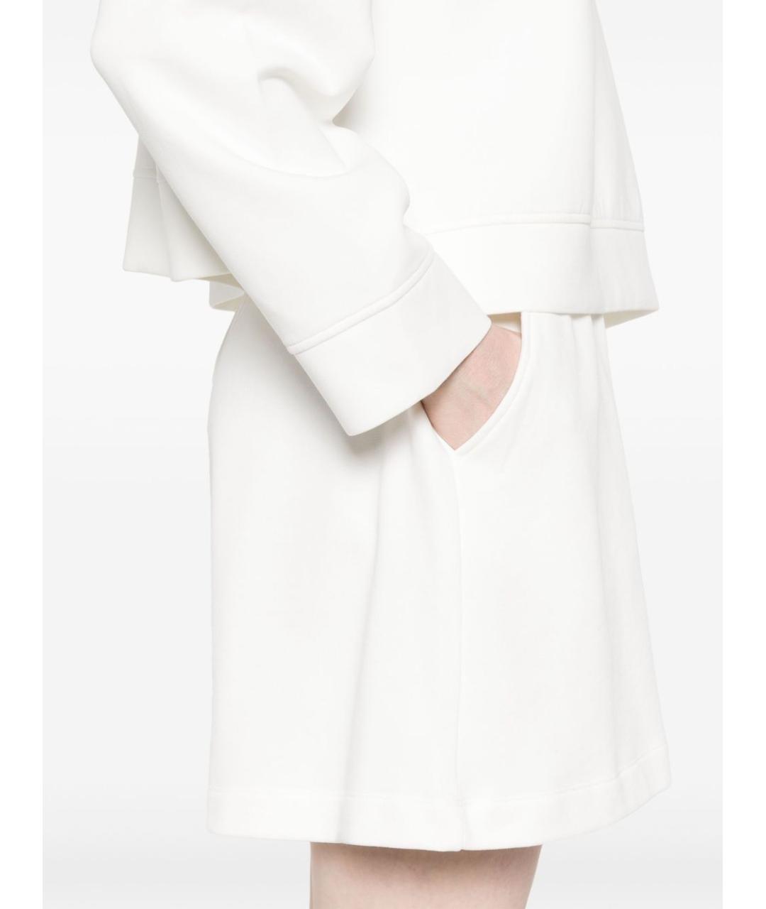 EMPORIO ARMANI Белые хлопковые шорты, фото 5