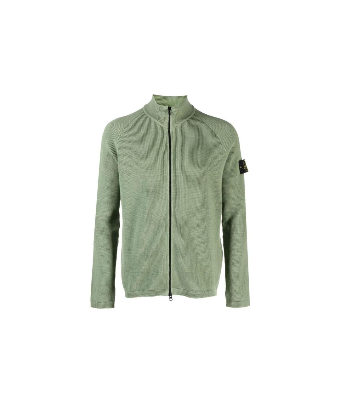 STONE ISLAND Зеленый джемпер / свитер, фото 1