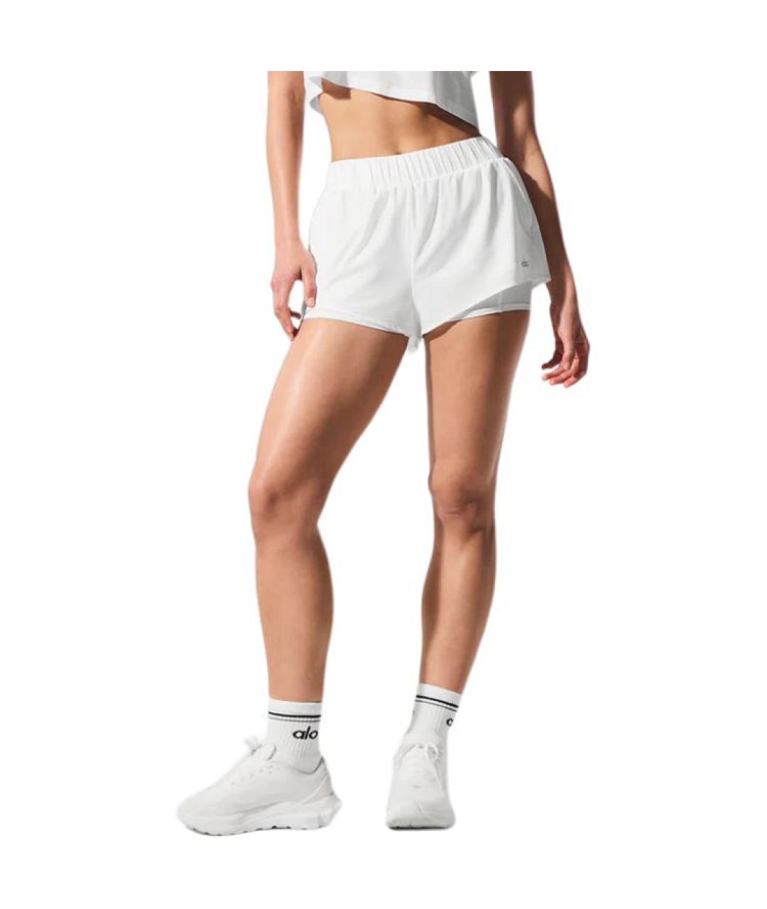 ALO YOGA Белые спортивные брюки и шорты, фото 4