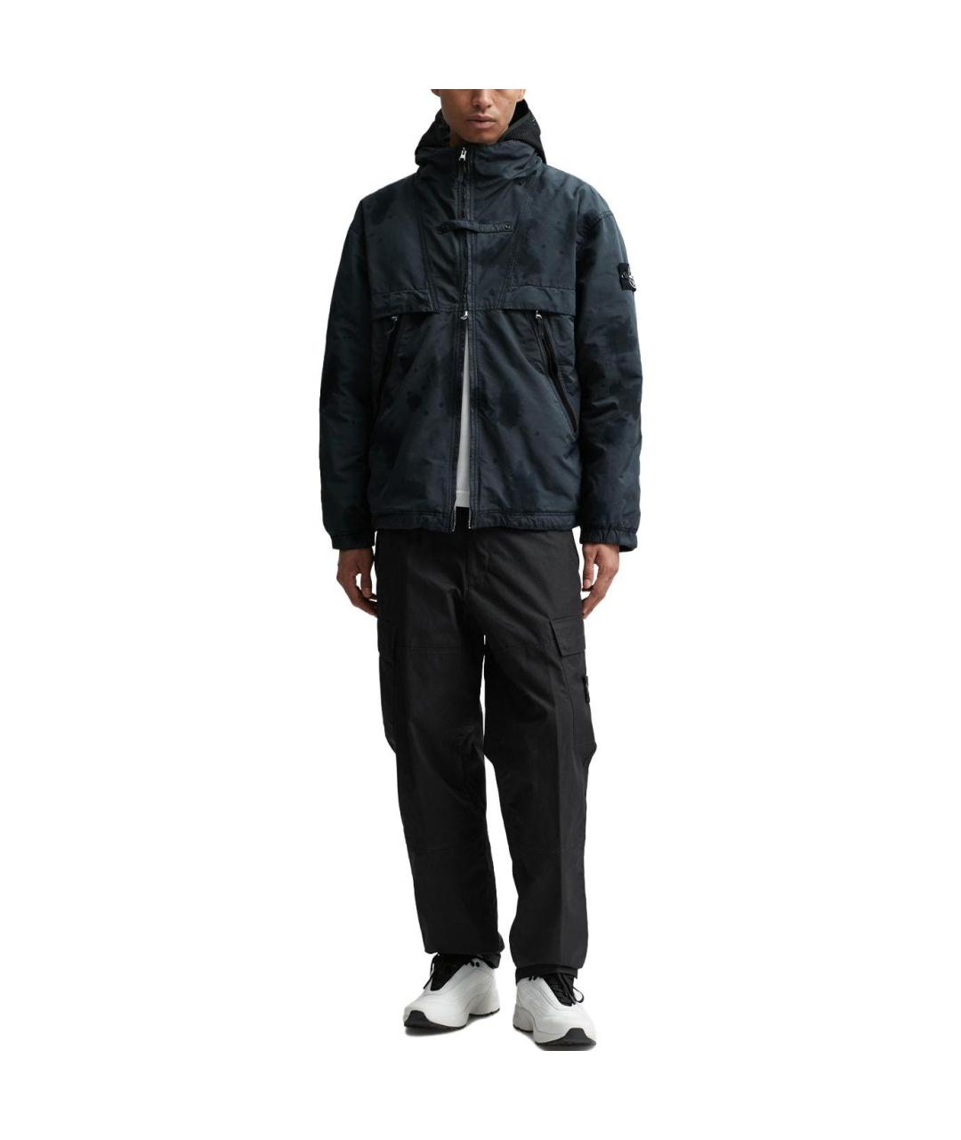 STONE ISLAND Антрацитовый пуховик, фото 6