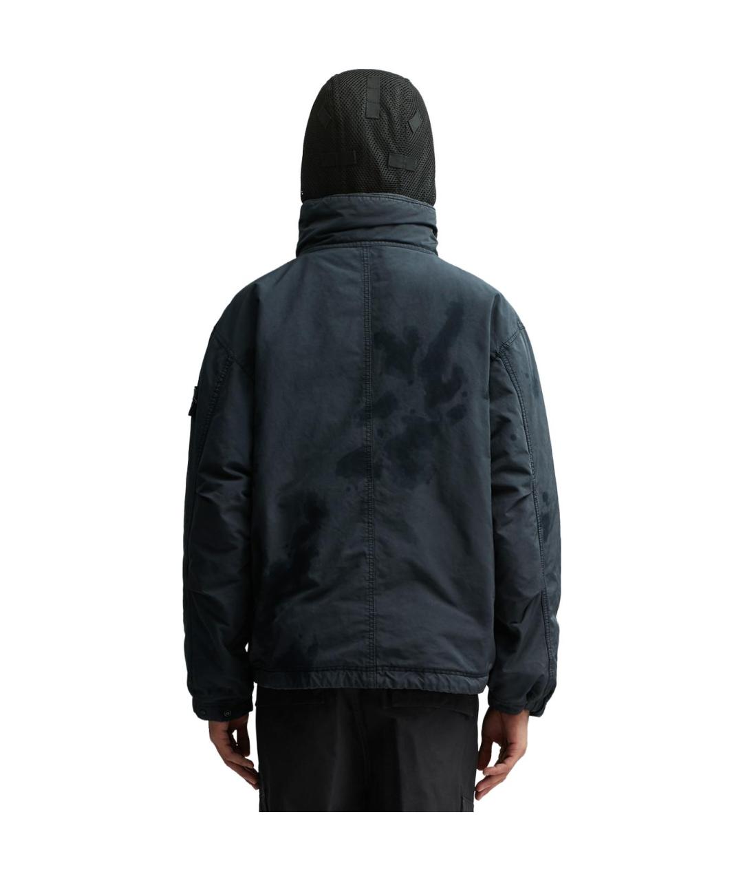STONE ISLAND Антрацитовый пуховик, фото 4