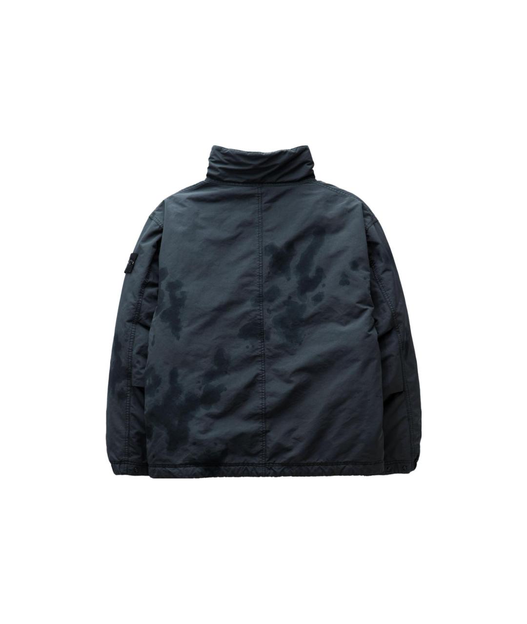 STONE ISLAND Антрацитовый пуховик, фото 2