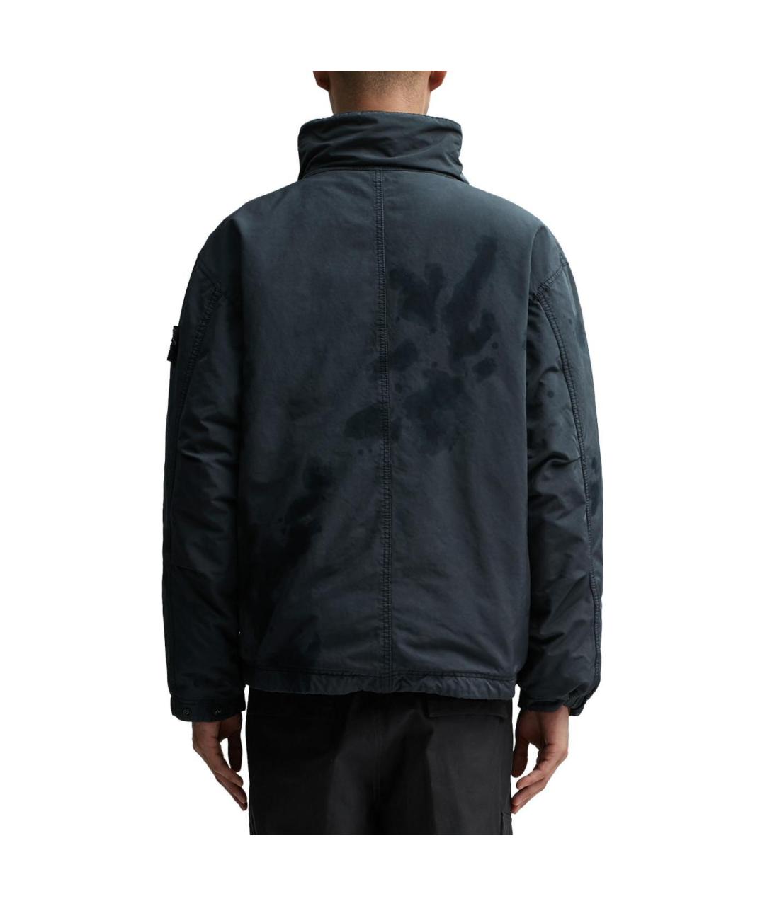 STONE ISLAND Антрацитовый пуховик, фото 5