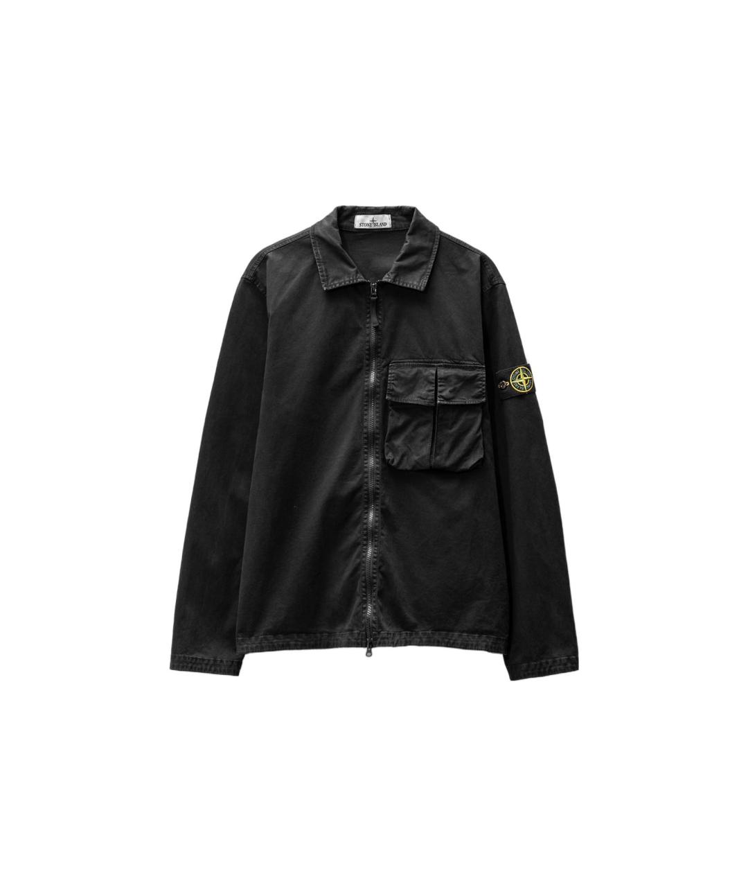 STONE ISLAND Черная куртка, фото 1