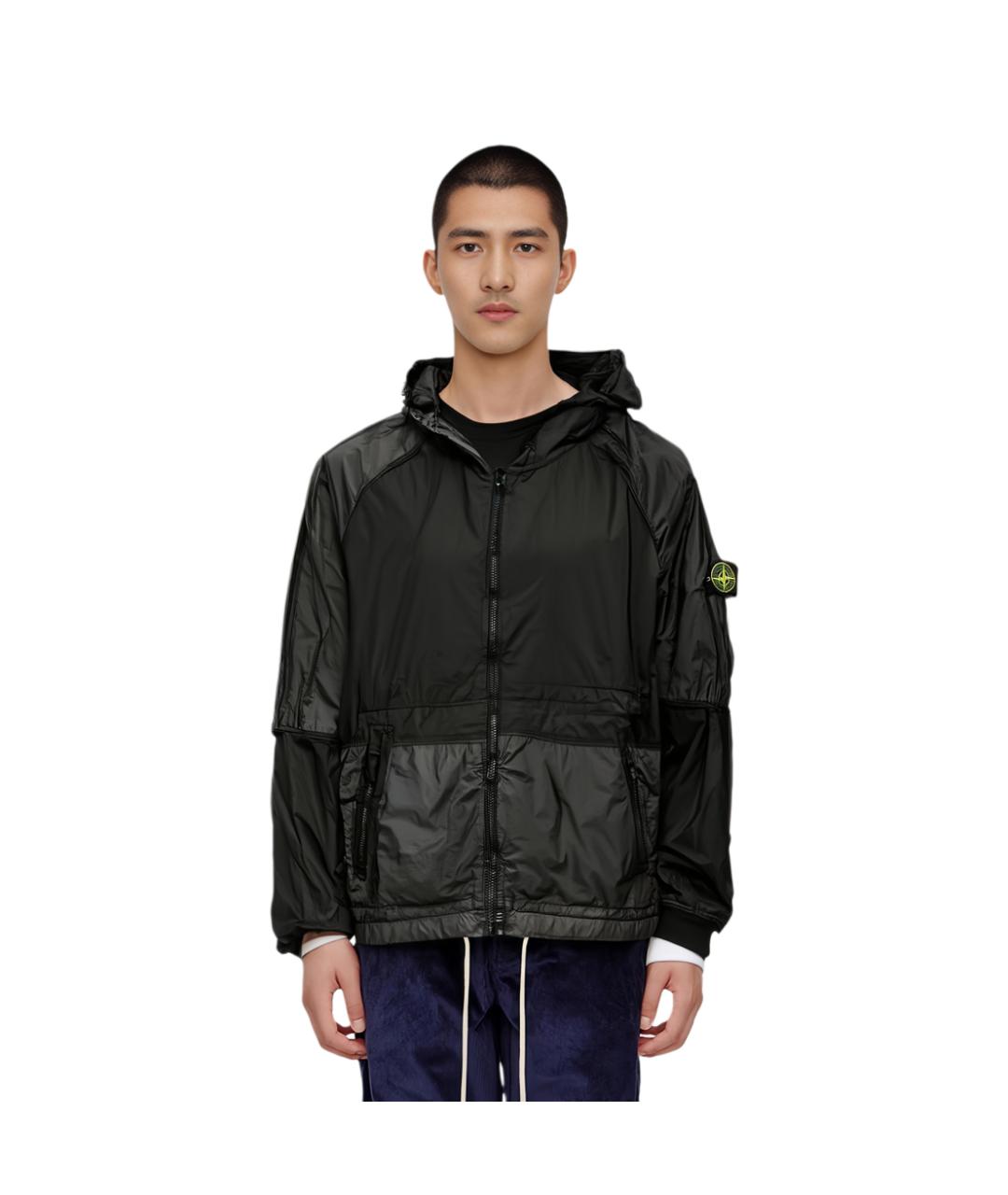 STONE ISLAND Черная куртка, фото 4