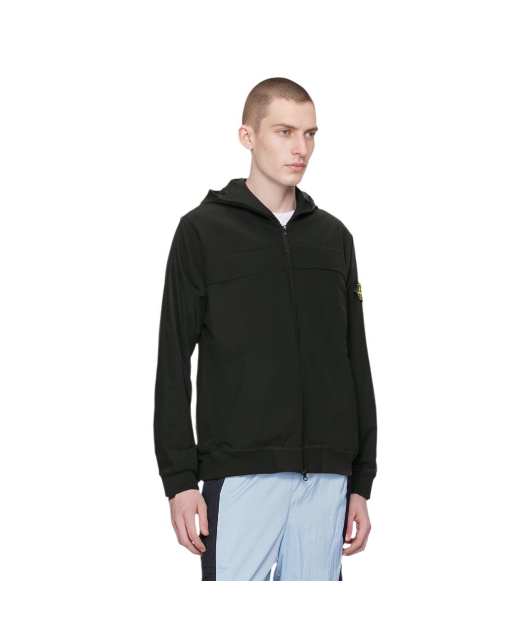 STONE ISLAND Черная куртка, фото 3