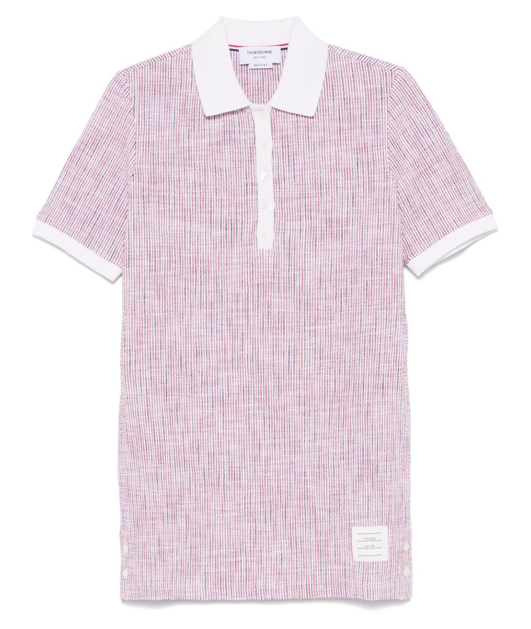 THOM BROWNE Розовое хлопковое платье, фото 1