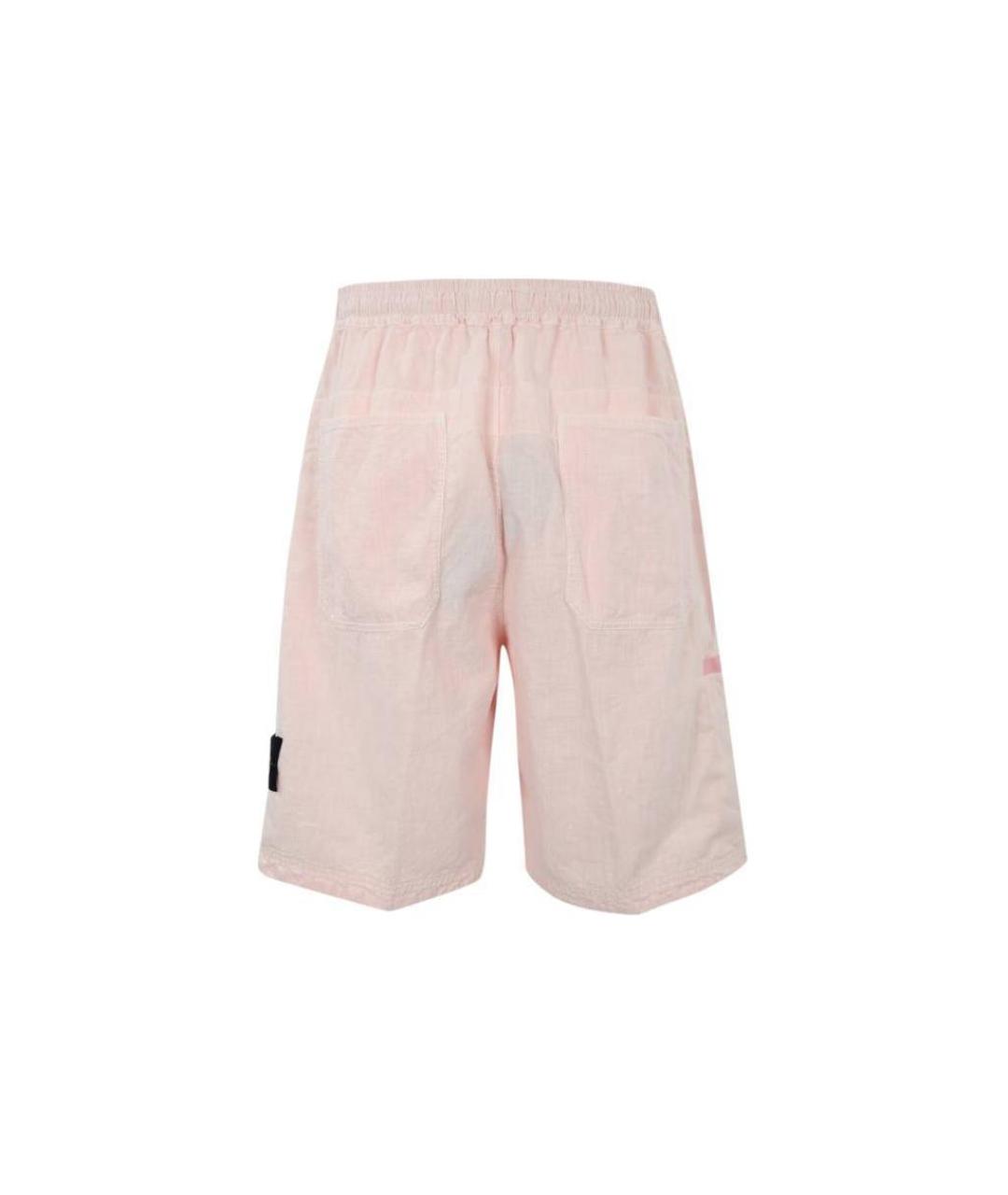 STONE ISLAND Розовые шорты, фото 2