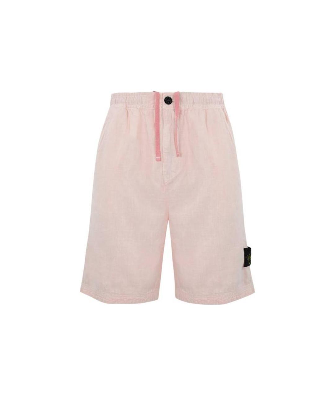 STONE ISLAND Розовые шорты, фото 3