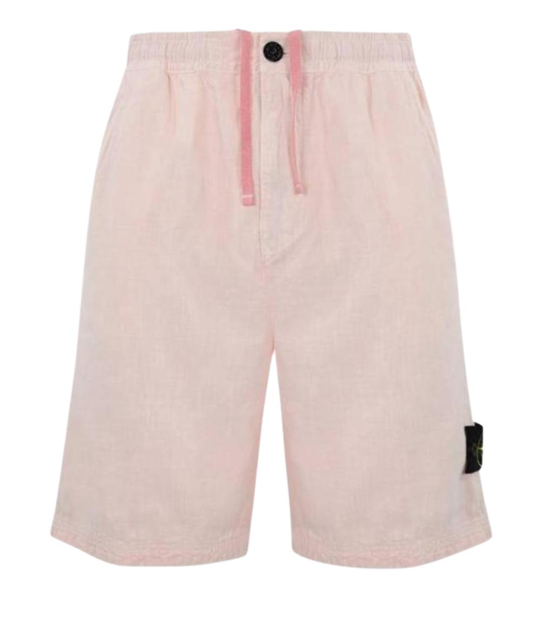 STONE ISLAND Розовые шорты, фото 1