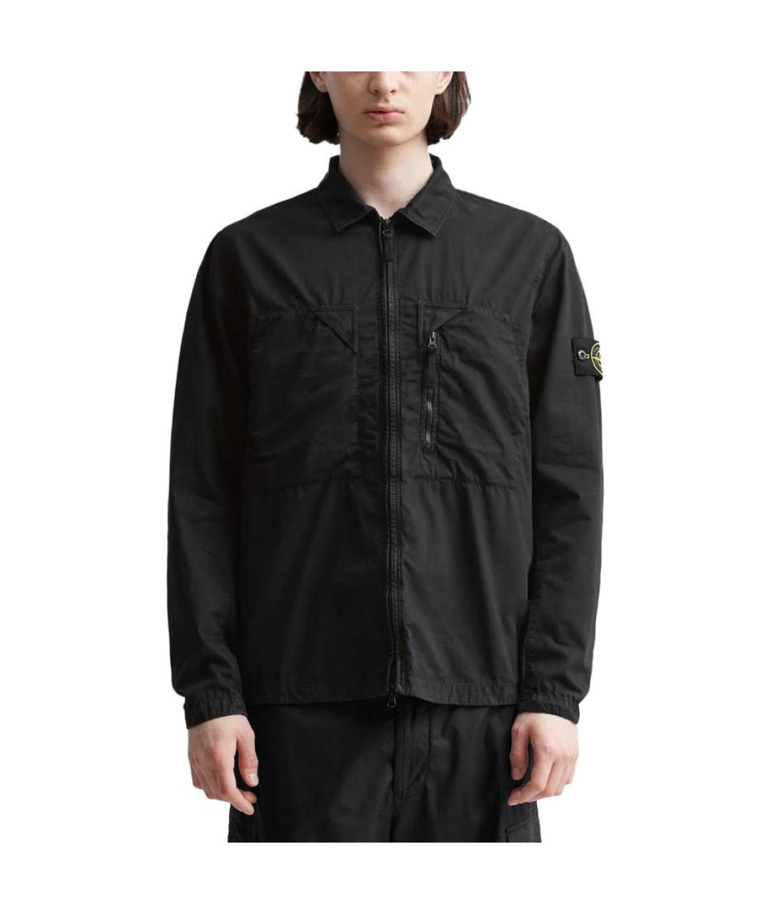 STONE ISLAND Черная куртка, фото 4