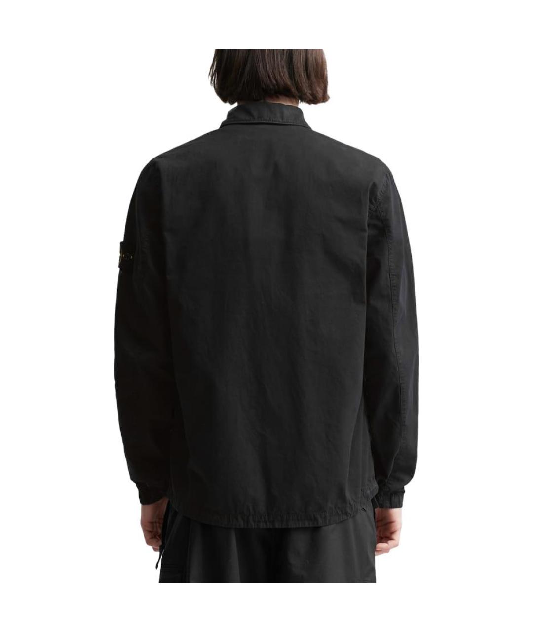STONE ISLAND Черная куртка, фото 5