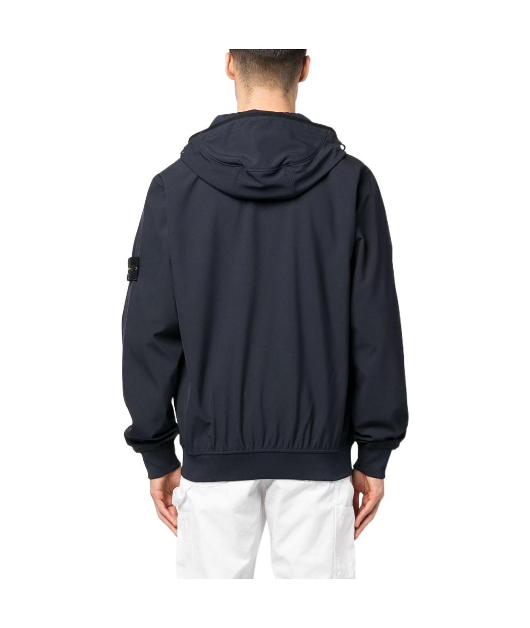 STONE ISLAND Темно-синяя куртка, фото 3
