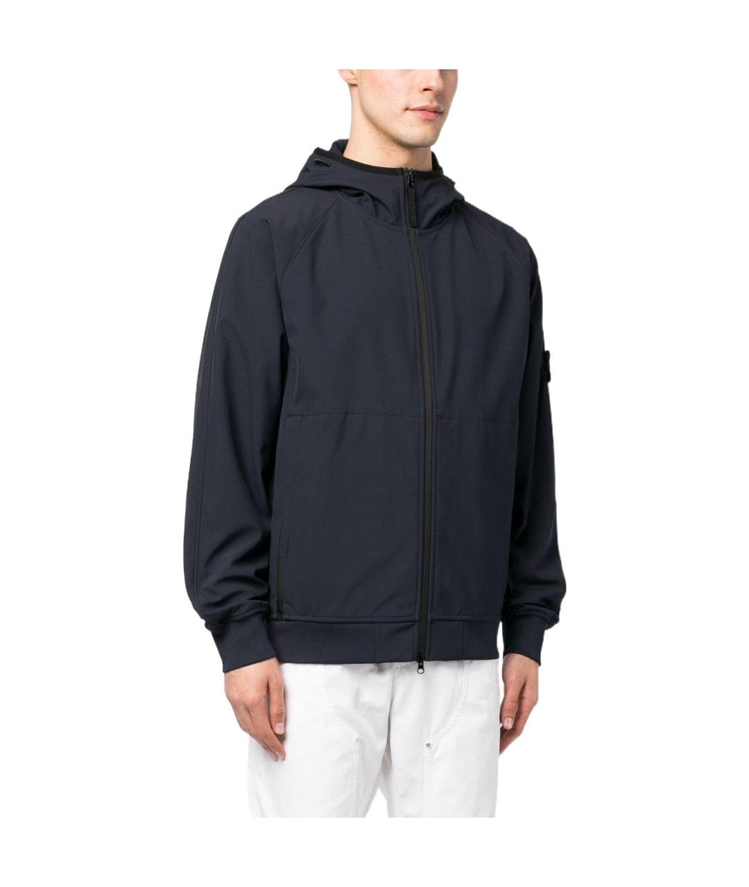STONE ISLAND Темно-синяя куртка, фото 4