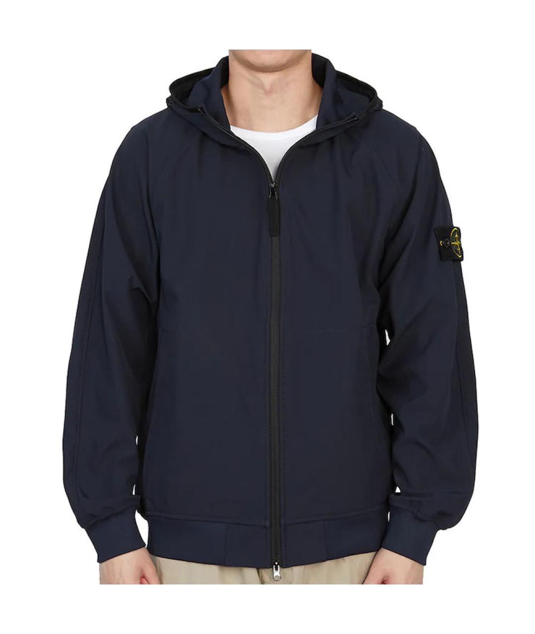STONE ISLAND Темно-синяя куртка, фото 5
