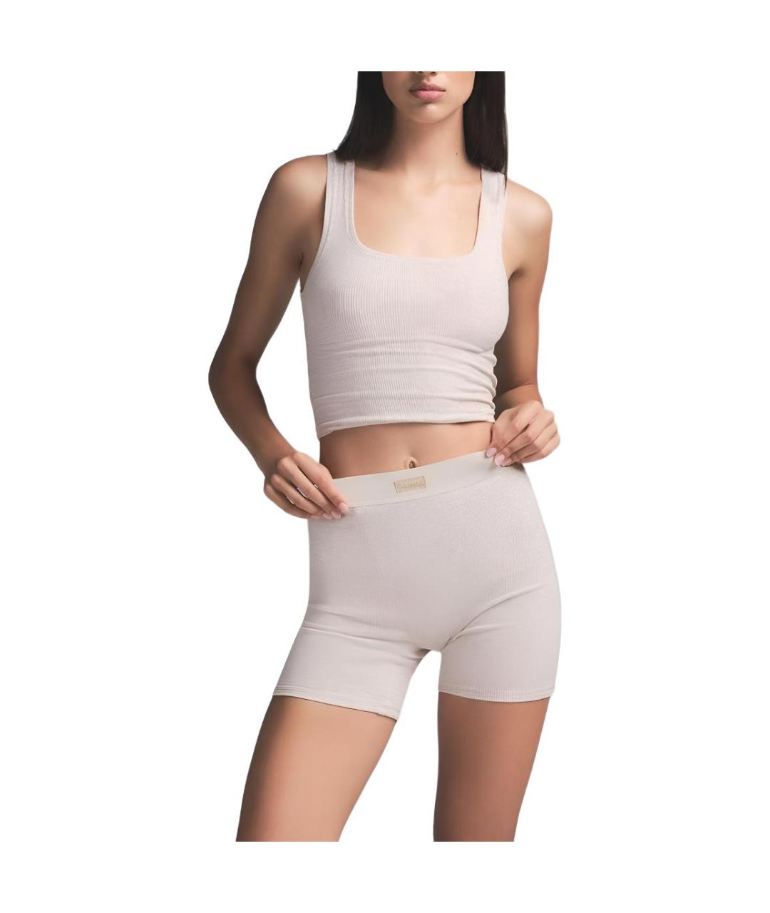 SKIMS Розовая майка, фото 3