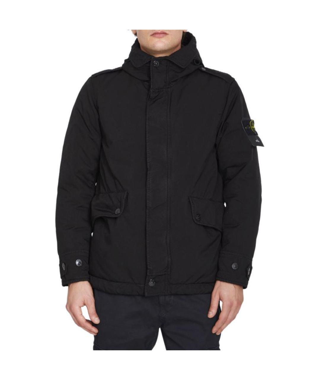STONE ISLAND Черная куртка, фото 2