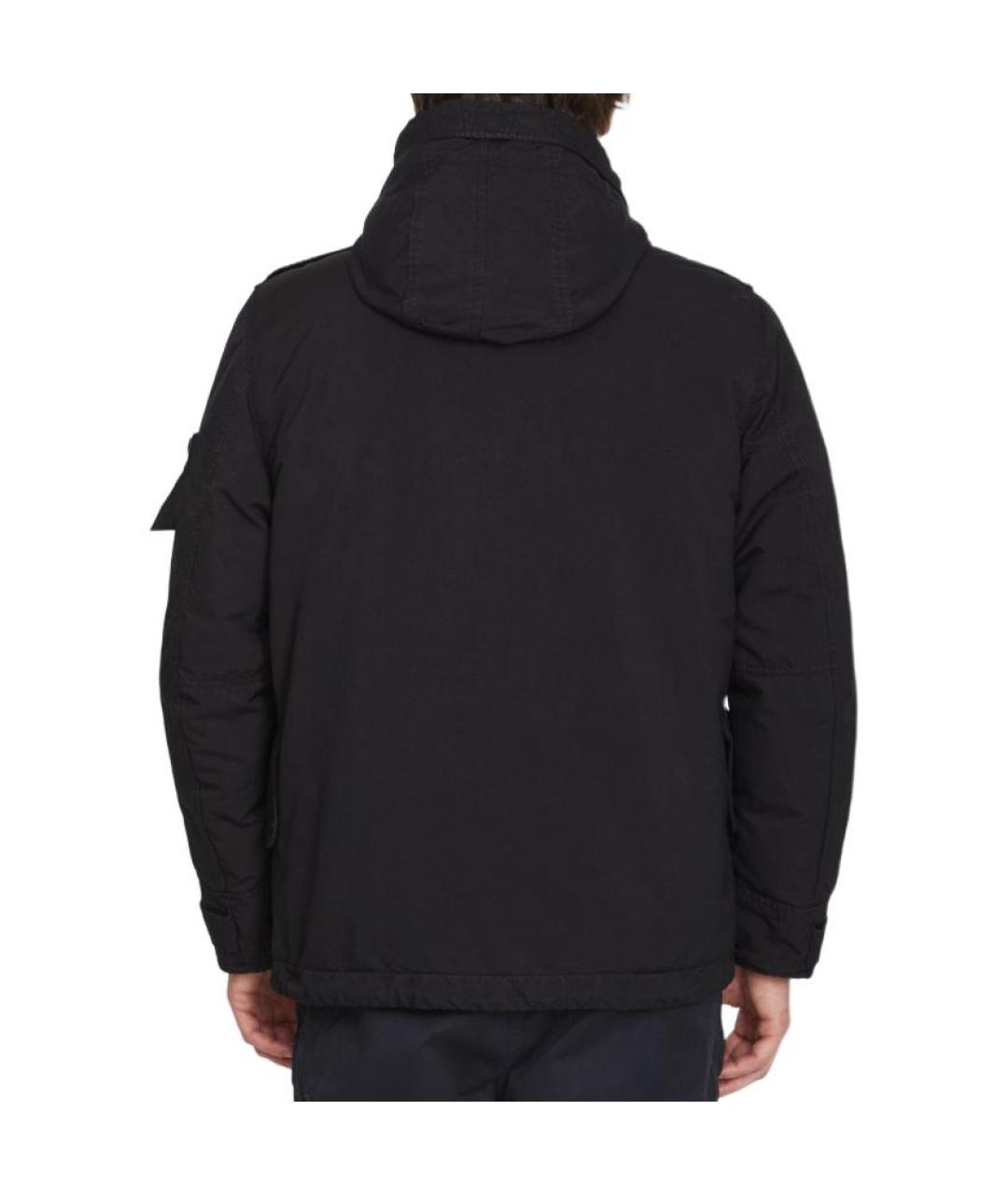 STONE ISLAND Черная куртка, фото 3