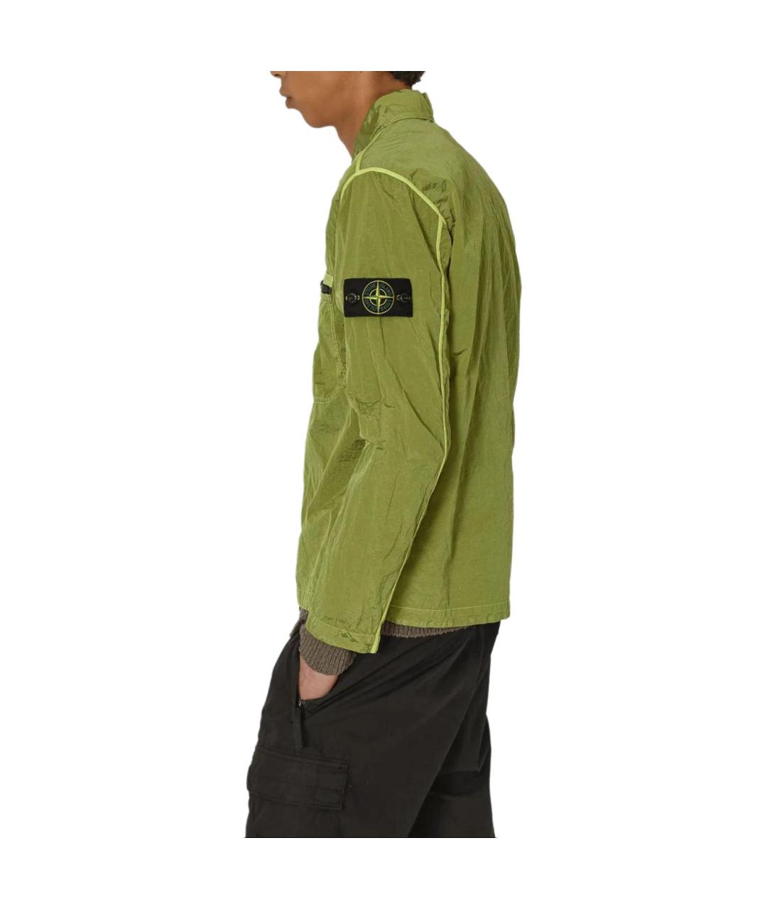 STONE ISLAND Зеленая куртка, фото 4