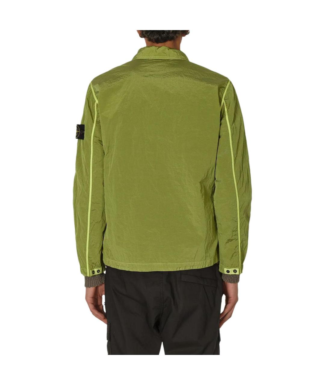 STONE ISLAND Зеленая куртка, фото 5
