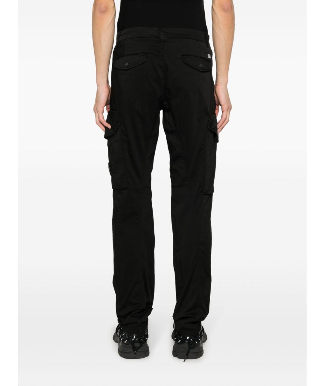 CP COMPANY Черные хлопковые повседневные брюки, фото 4